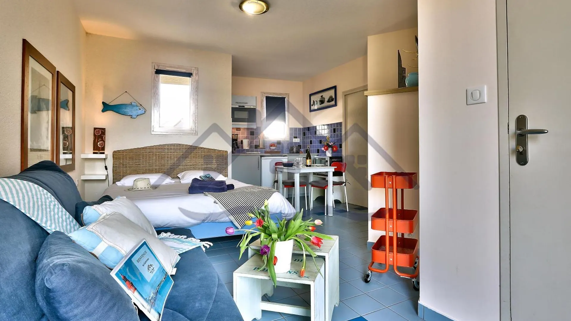 Localise - B80 - La Villa Blanche - L'Iroise - 1Er Etage Plain Pied - Wifi Inclus - Draps Inclus - Animaux Bienvenues Guilvinec