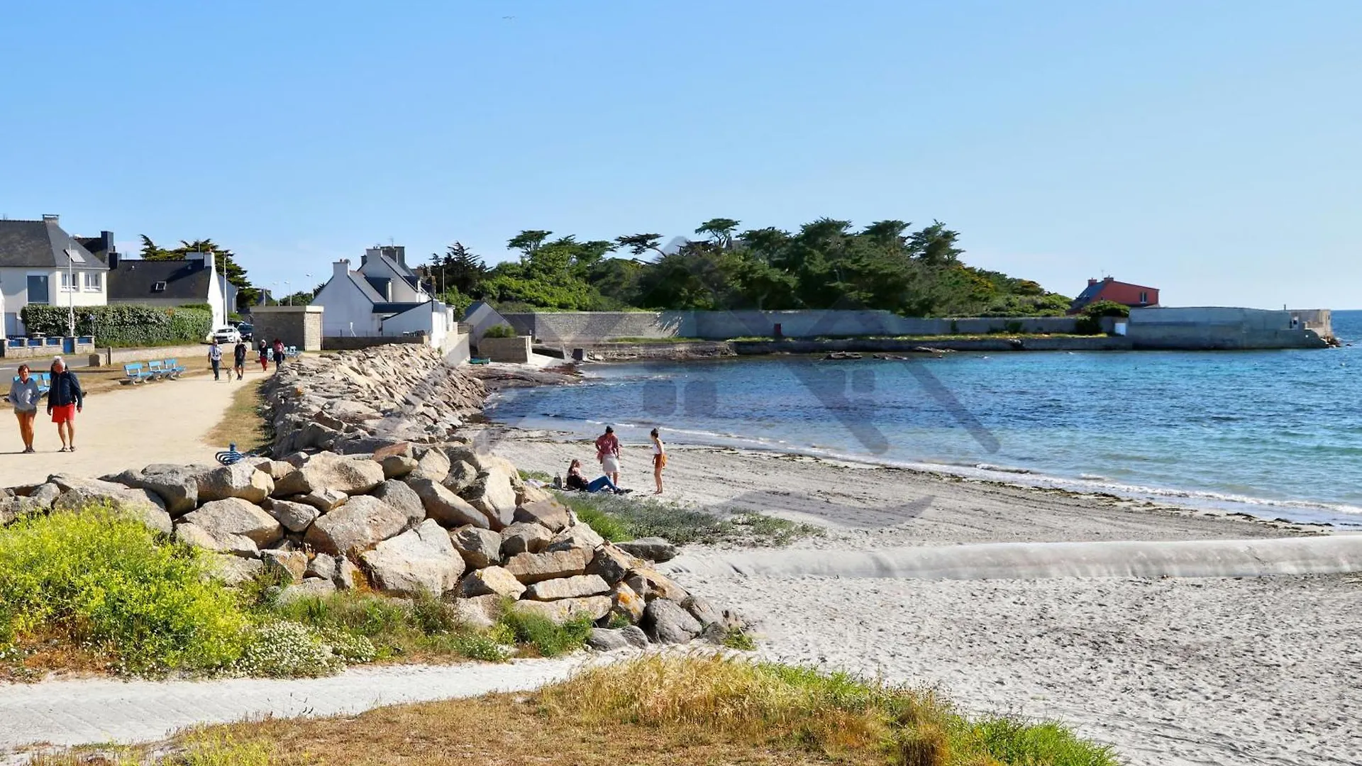 Apartment Localise - B80 - La Villa Blanche - L'Iroise - 1Er Etage Plain Pied - Wifi Inclus - Draps Inclus - Animaux Bienvenues Guilvinec